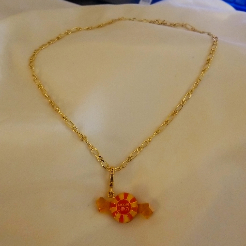 Rare Vintage Choose Juicy Candy Dangle Necklace